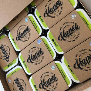 Premium Heavyweight Hapéh Self Applicator Kuripe Pipe in Tin
