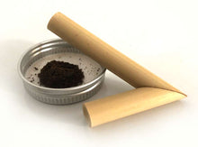 Load image into Gallery viewer, Handcrafted bamboo kuripe pipe for hape snuff application, traditional Amazonian tool
