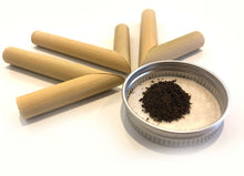 Load image into Gallery viewer, Handcrafted bamboo kuripe pipe for hape snuff application, traditional Amazonian tool
